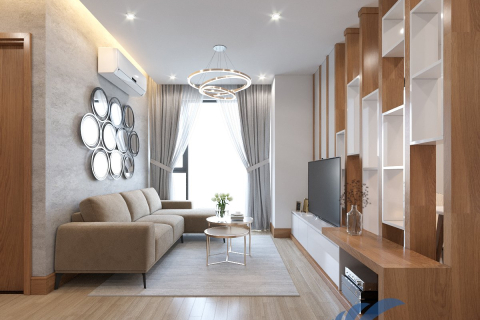 Thiết Kế Nội Thất Căn Hộ 65M2 2 Phòng Ngủ Thiên Nhiên Kỷ